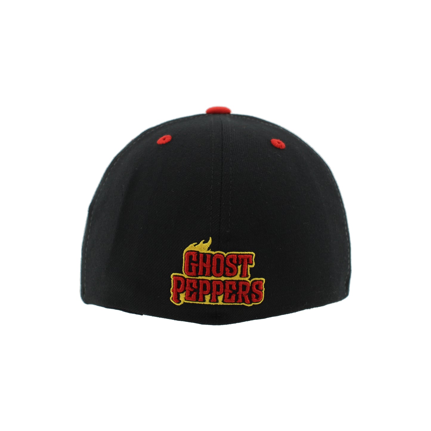 Gastonia Ghost Peppers Wht/Blk/Red ZH Fitted Hat