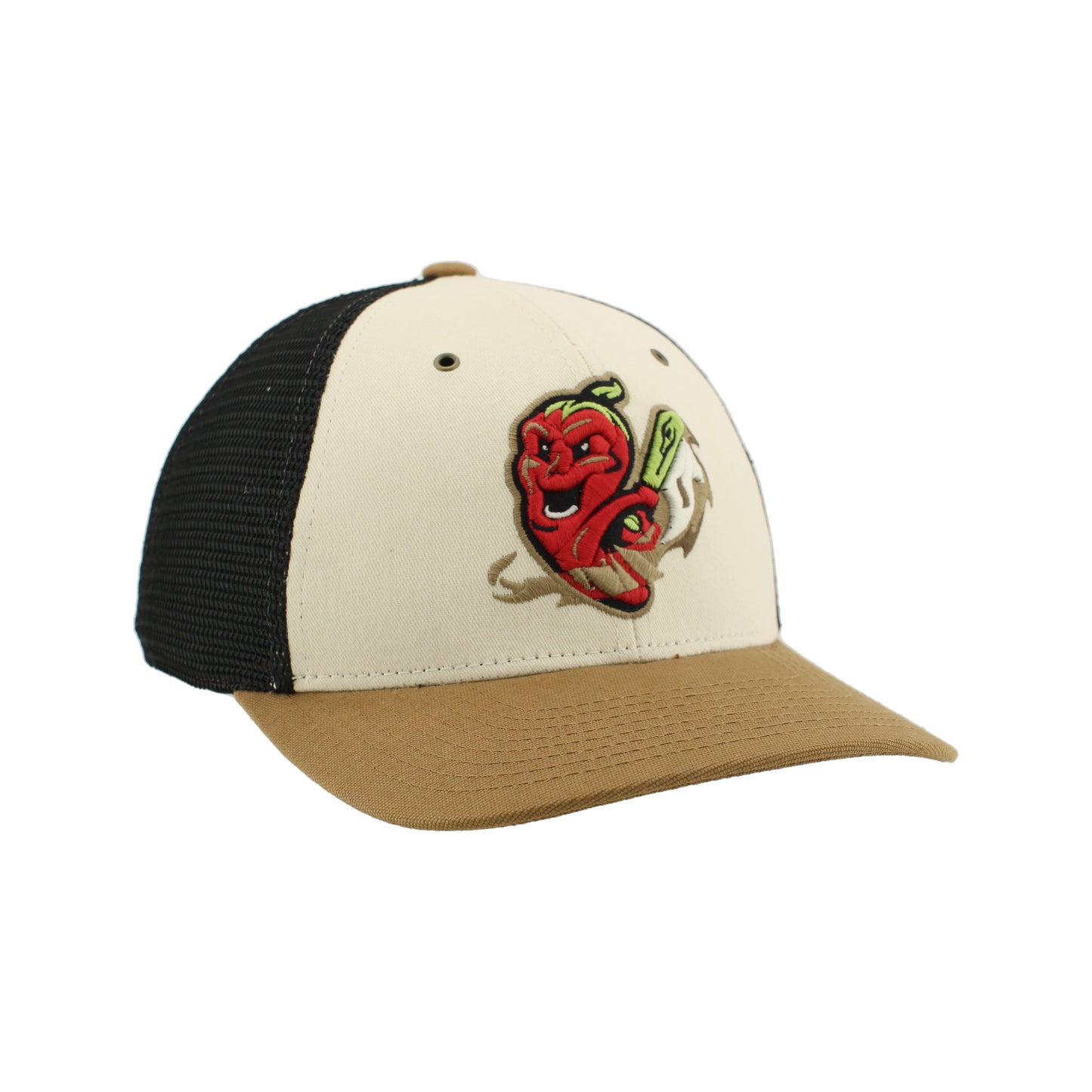 Gastonia Ghost Peppers Adapt Ivory/Brn/Blk Adjustable Hat
