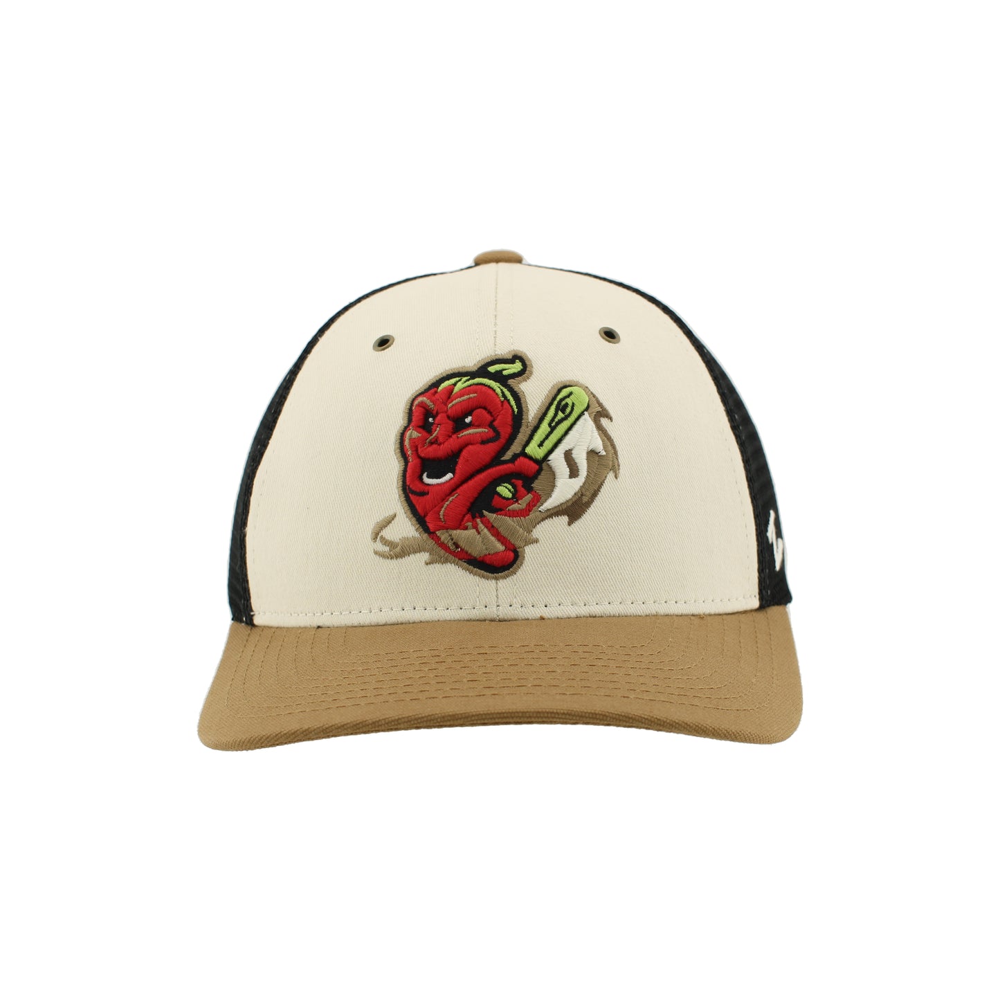 Gastonia Ghost Peppers Adapt Ivory/Brn/Blk Adjustable Hat