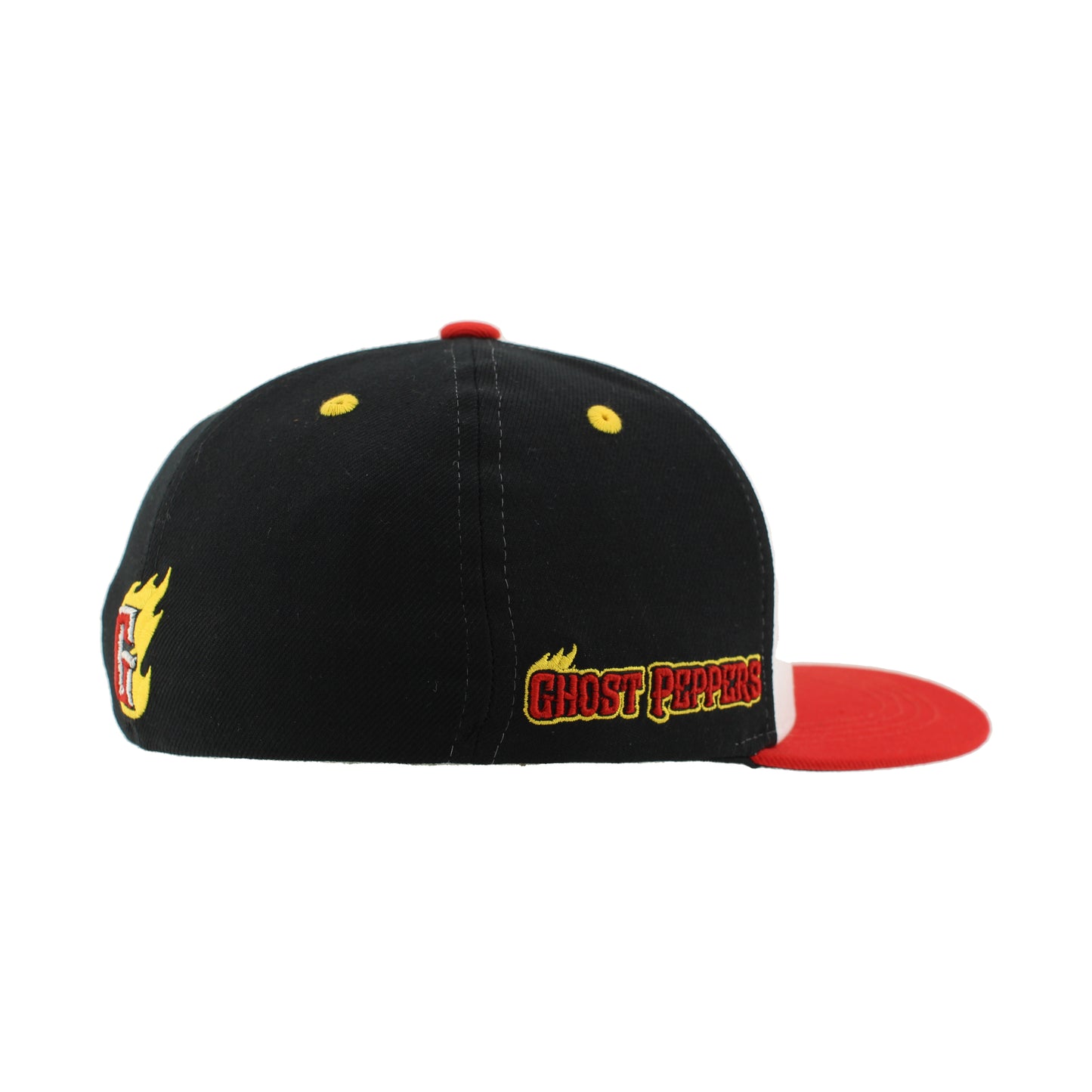 Gastonia Ghost Peppers Wht/Blk/Red M15Z Fitted Hat