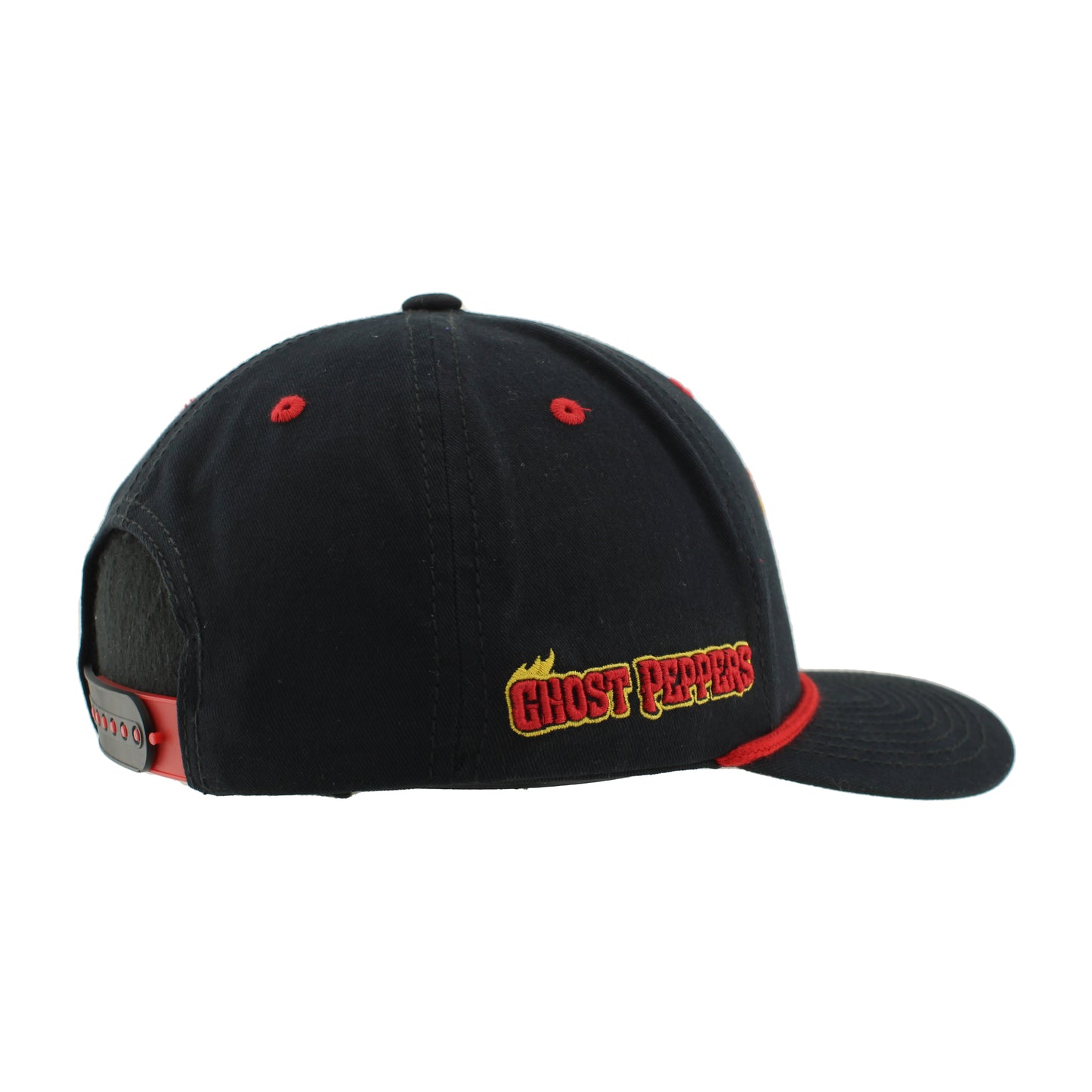Gastonia Ghost Peppers Black Memento Rope Adjustable Hat