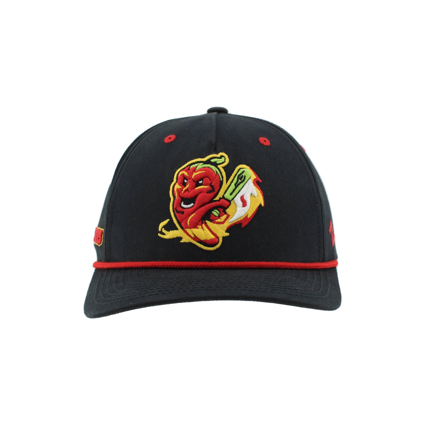 Gastonia Ghost Peppers Black Memento Rope Adjustable Hat