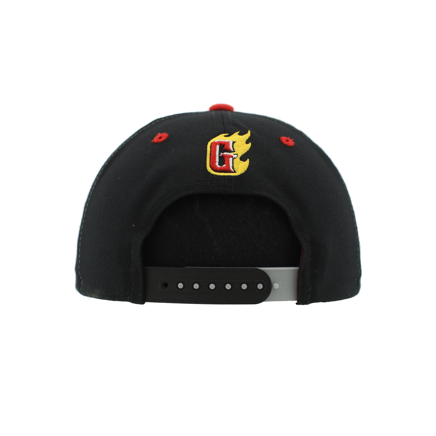 Gastonia Ghost Peppers Z11 Gry/Blk/Rd Round Logo Hat