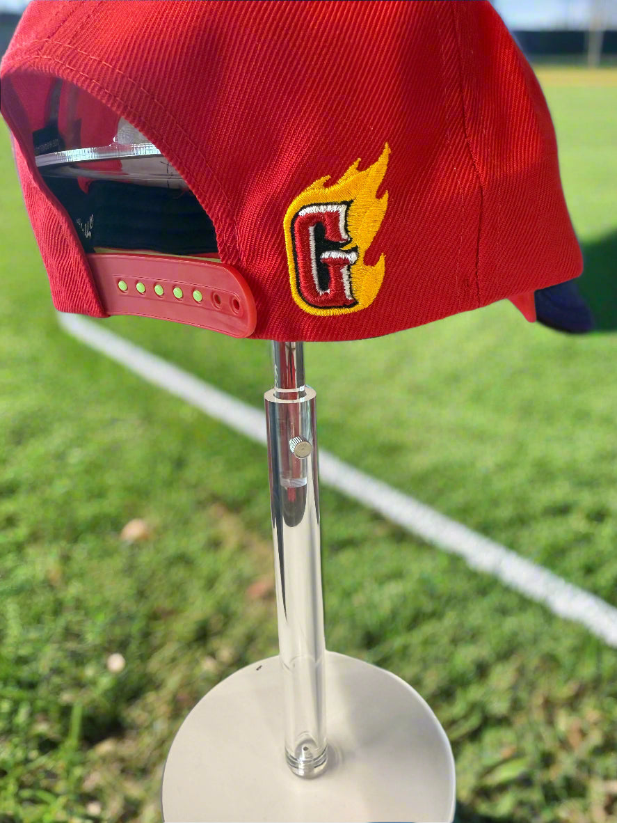 Gastonia Ghost Peppers Red/Wht Official 3D Competitor Hat