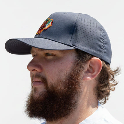 Ghost Peppers Iron Grey Batting Hat