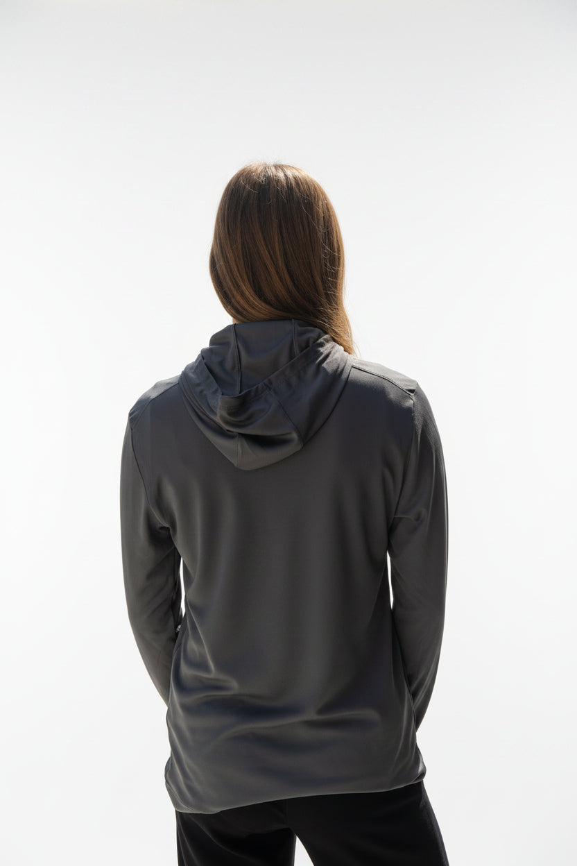 Ghost Peppers Smoke Grey Primary Long Sleeve Hoodie