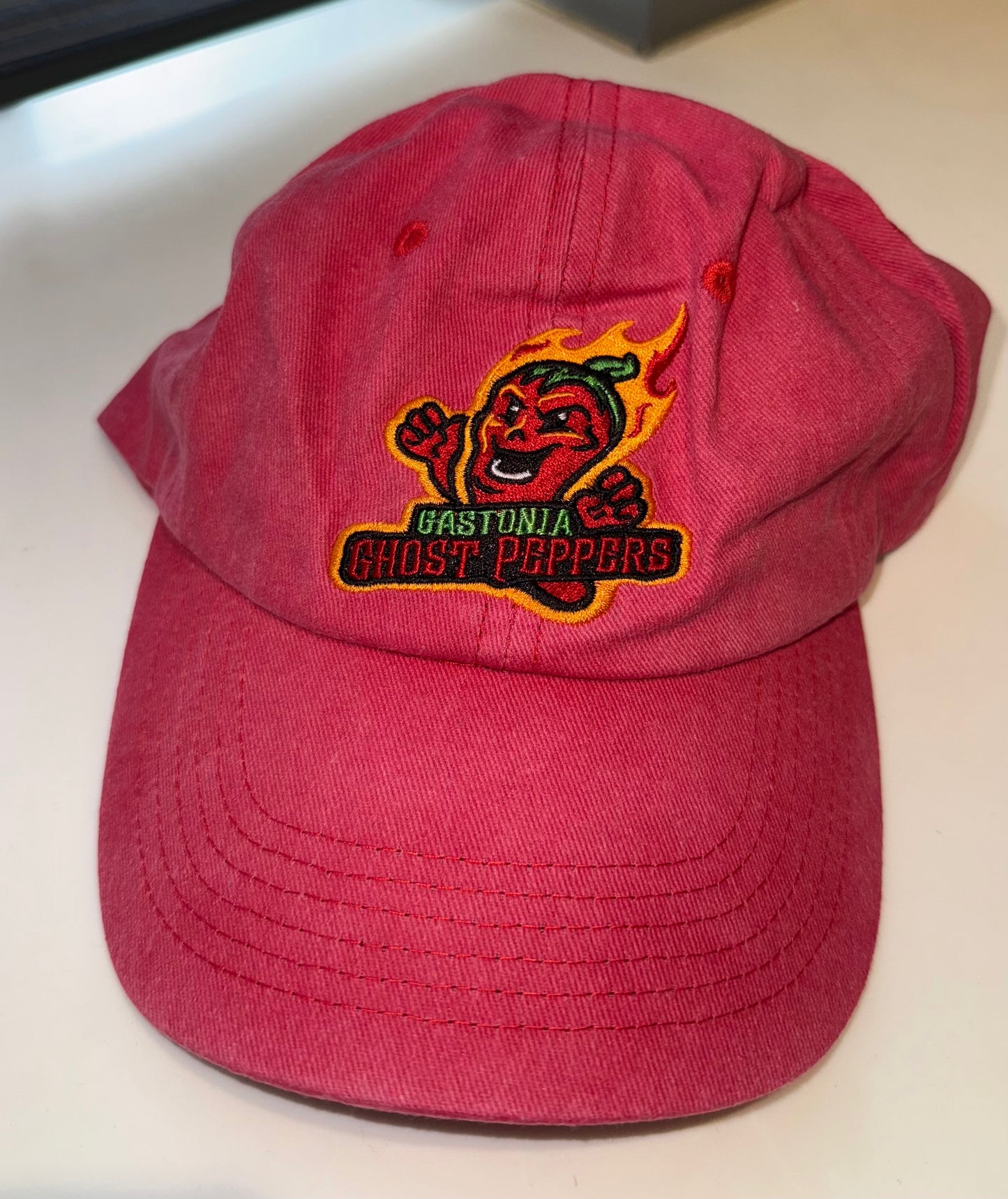 Gastonia Ghost Peppers Red Primary Hat
