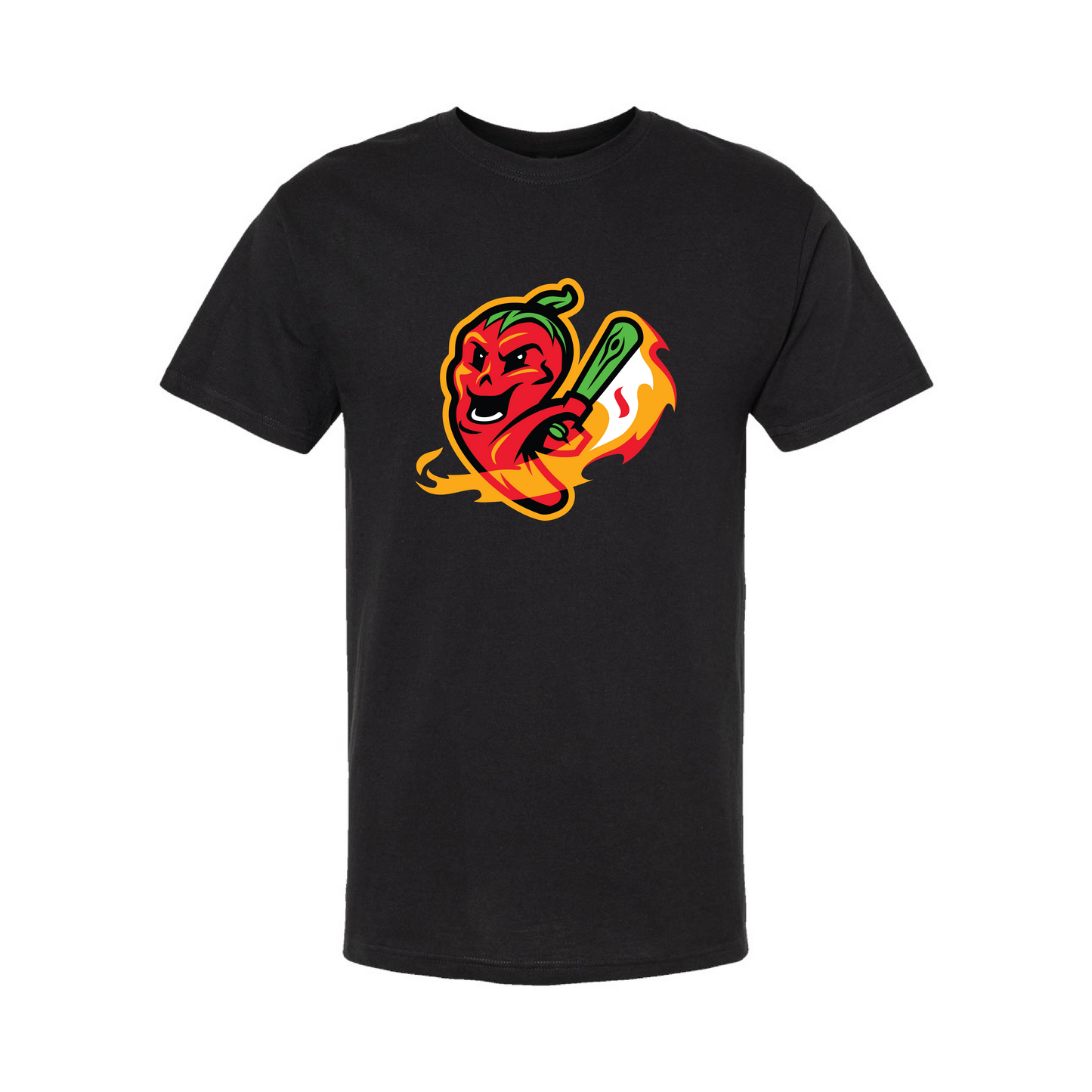 Gastonia Ghost Peppers Black Duo Logo Tee