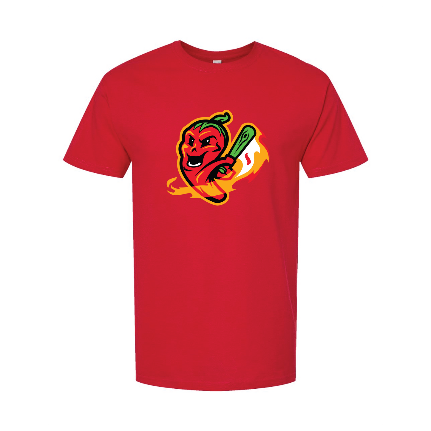 Gastonia Ghost Peppers Red Duo Logo Tee