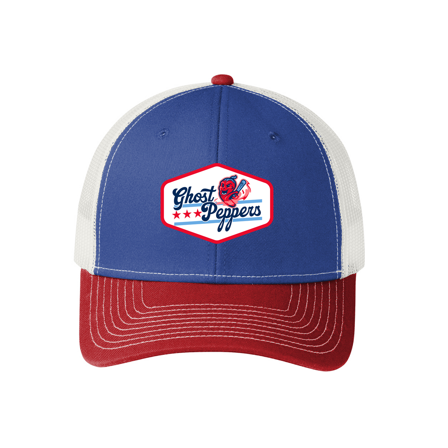 Gastonia Ghost Peppers 4th of July Hat