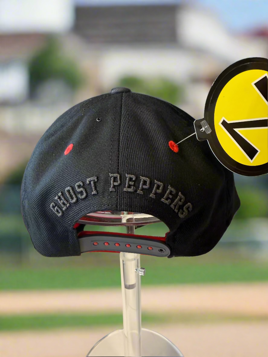 Gastonia Ghost Peppers Competitor Blk/Charcoal Gray Hat
