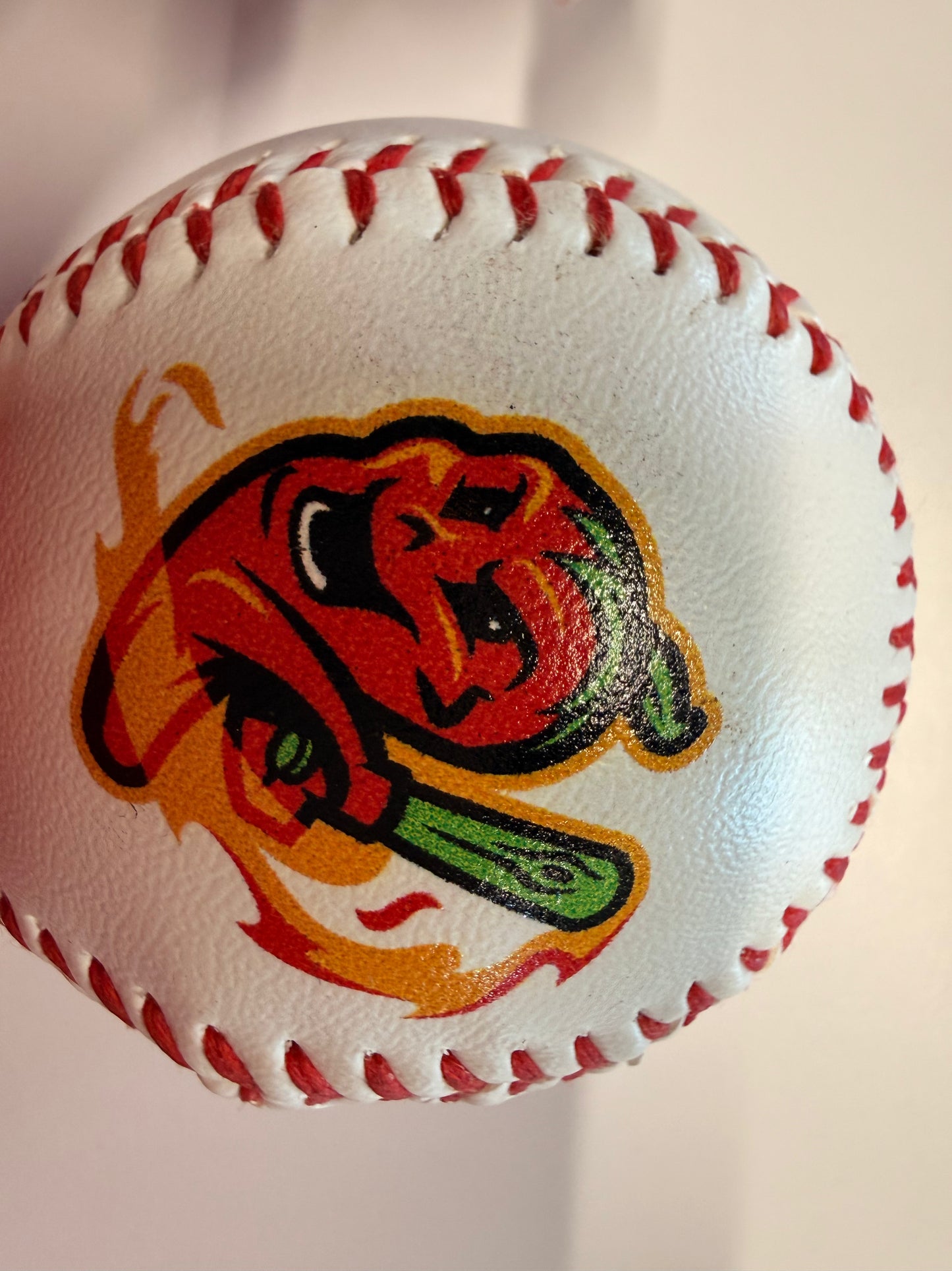 Ghost Peppers Batting Pepper Baseball
