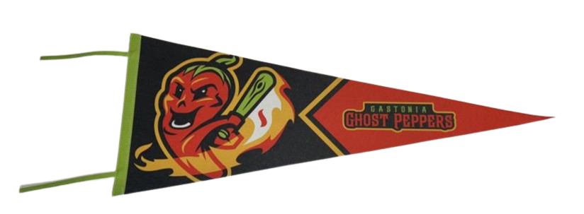 Gastonia Ghost Peppers Pennant