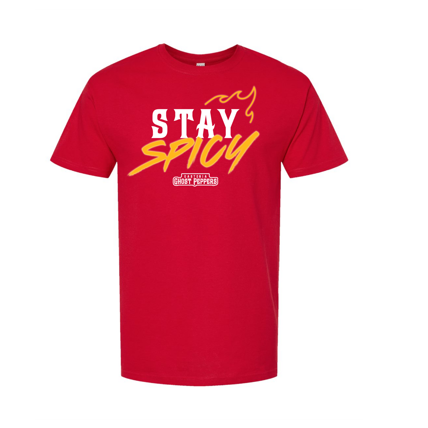 Gastonia Ghost Peppers Red Stay Spicy Tee