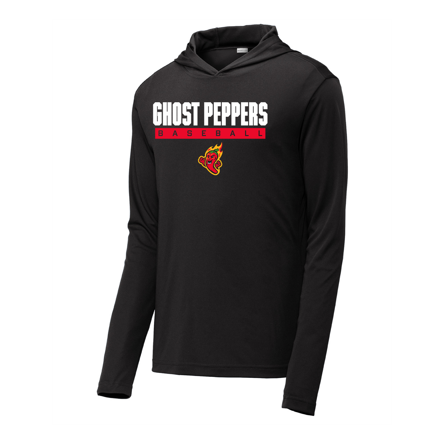 Gastonia Ghost Peppers Black Sporty Hoodie