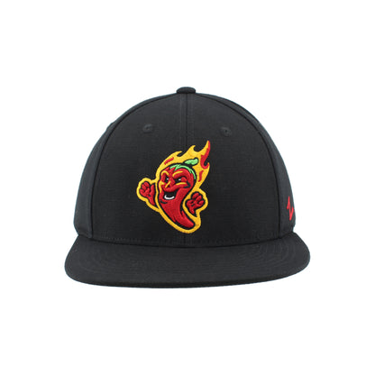 Gastonia Ghost Peppers 2026 On Field Black Hat