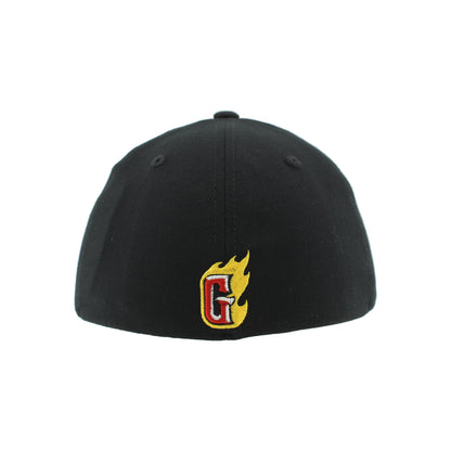 Gastonia Ghost Peppers Onfield ZH Black Fitted Hat