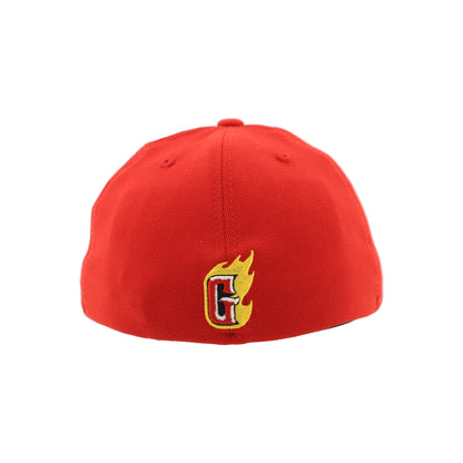 Gastonia Ghost Peppers BP ZH Black/Red Fitted Hat