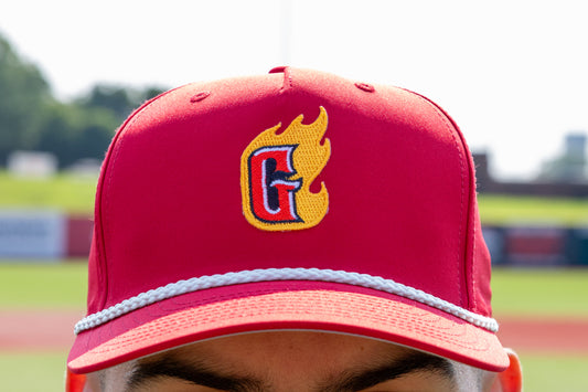 Ghost Peppers Red G Logo Rope Hat