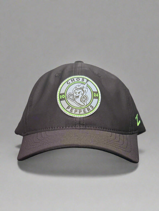 Gastonia Ghost Peppers Black Reflective Dash Hat