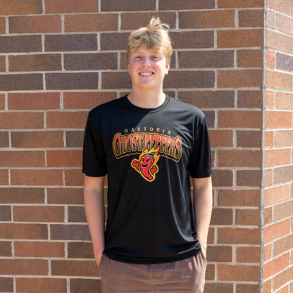 Ghost Peppers Black Vintage 12 Performance Tee