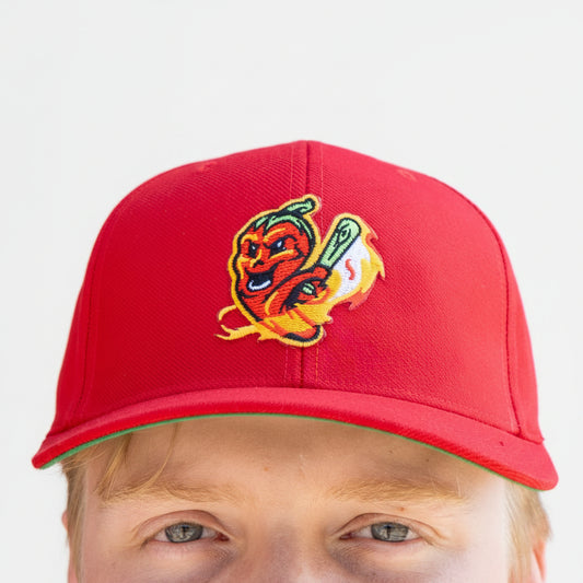 Ghost Peppers Red Surge Batting Hat