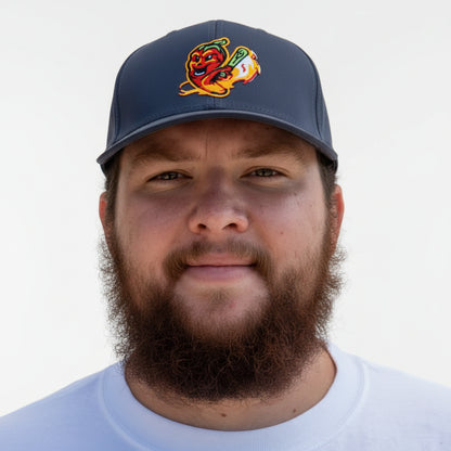 Ghost Peppers Iron Grey Batting Hat