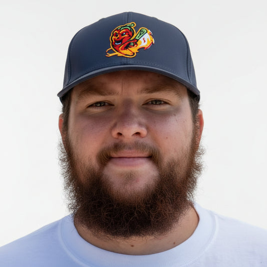 Ghost Peppers Iron Grey Batting Hat