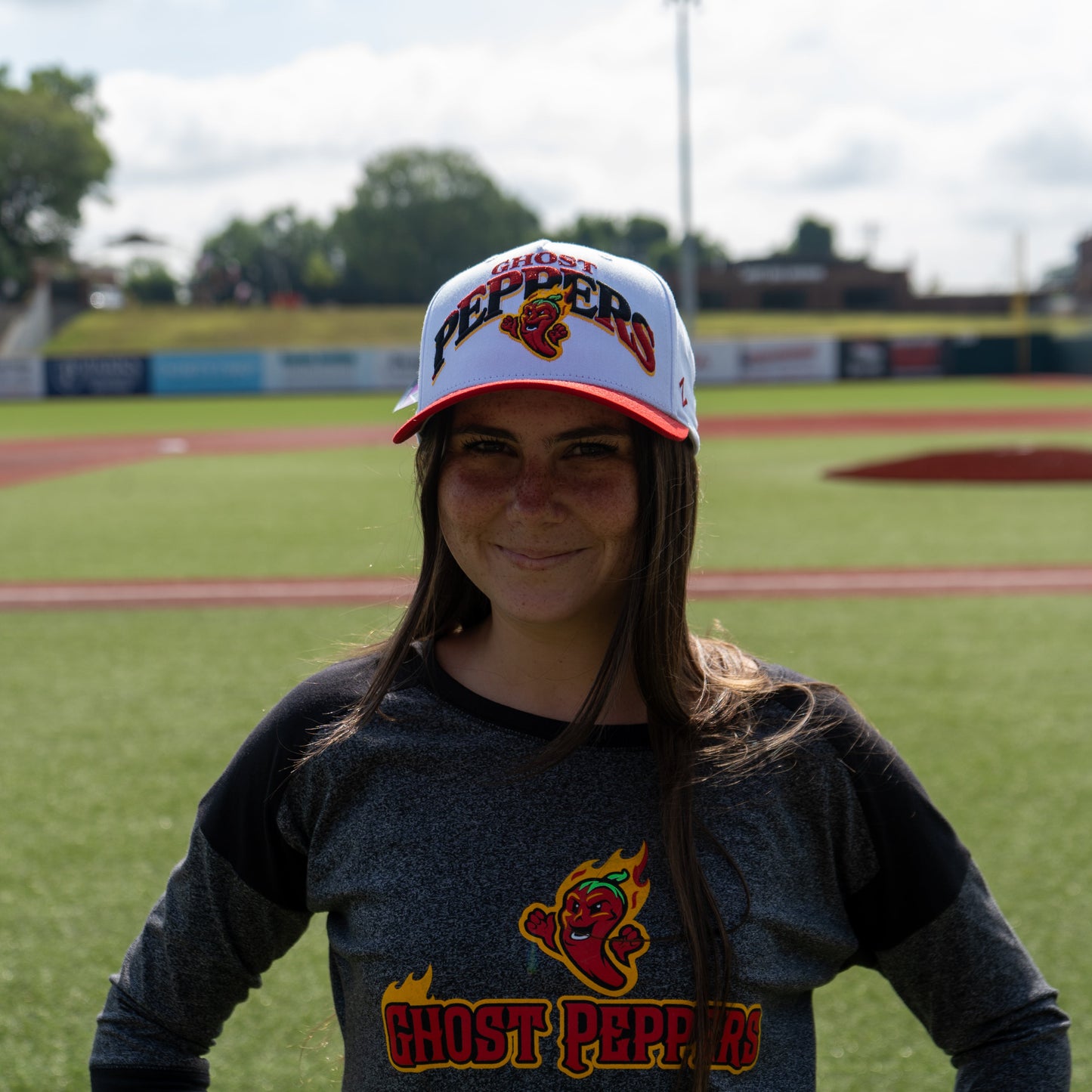 Ghost Peppers White Apex District Hat