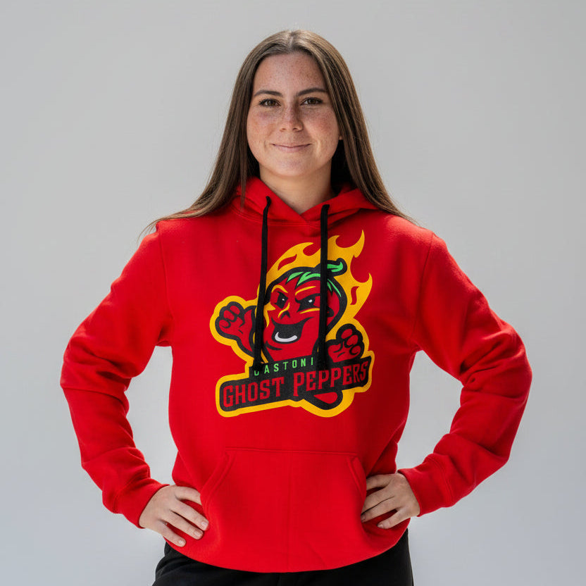 Ghost Peppers New Red Primary Hoodie
