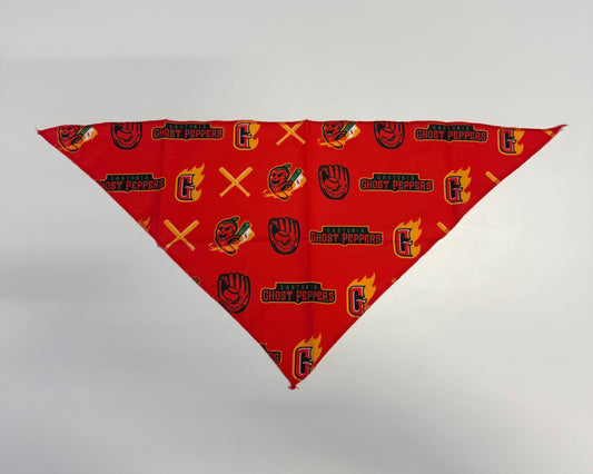 Gastonia Ghost Peppers Large Dog Bandana
