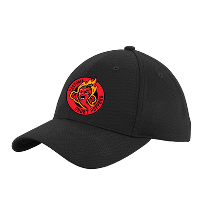 Gastonia Ghost Peppers Youth Black PosiCharge Roundel Hat