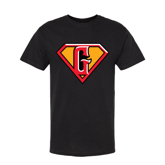 Gastonia Ghost Peppers Superman Tee