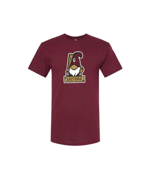 What If Garden Gnomes Maroon Logo Youth T-shirt