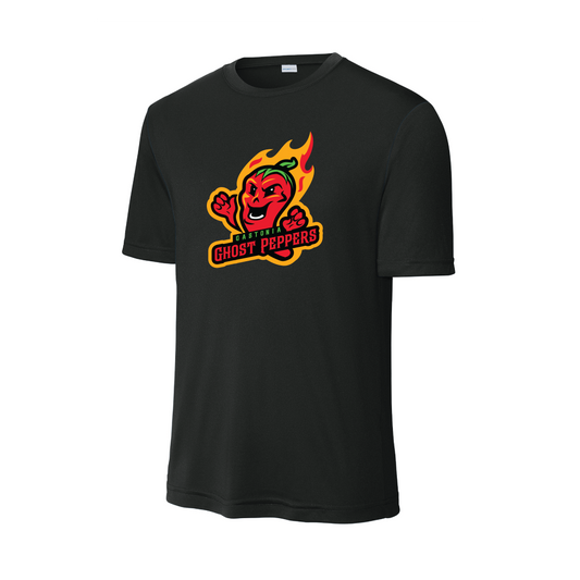 Ghost Peppers Combo Mark Black Competitor T-Shirt