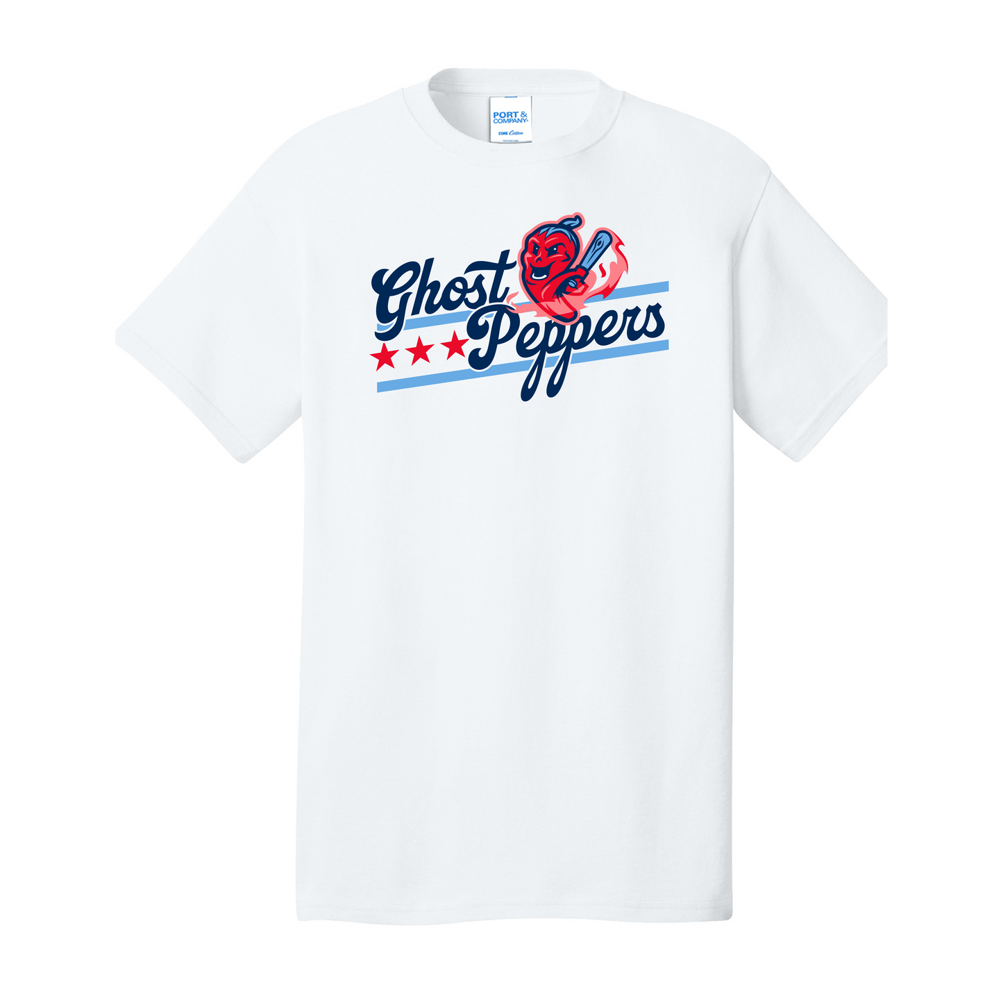 Gastonia Ghost Peppers 4th of July Tee