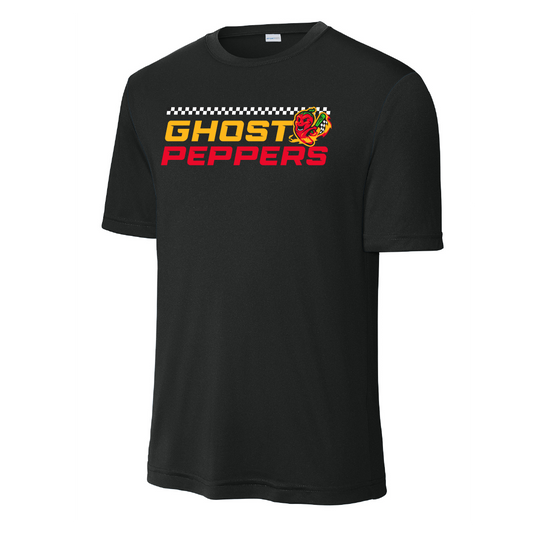 Gastonia Ghost Peppers Black Racing Tee