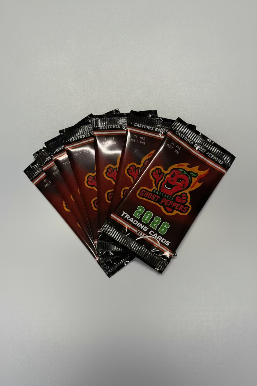 Gastonia Ghost Peppers 2026 Baseball Card Set 1