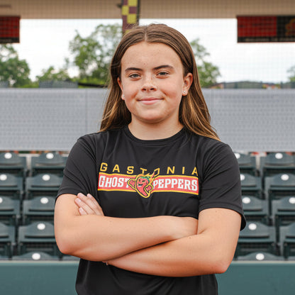Ghost Peppers Black Athletic 21 Youth Tee