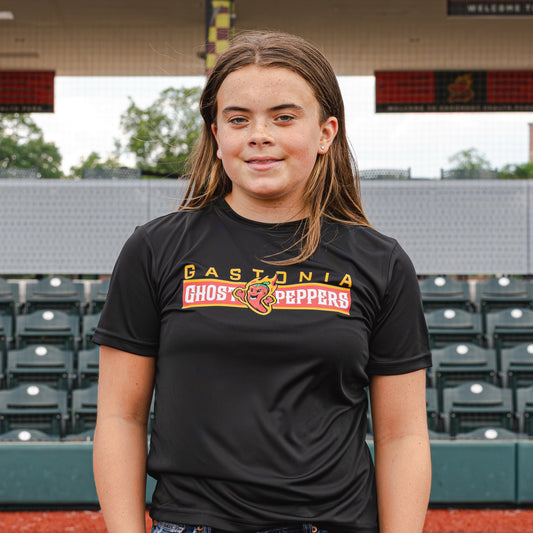 Ghost Peppers Black Athletic 21 Youth Tee
