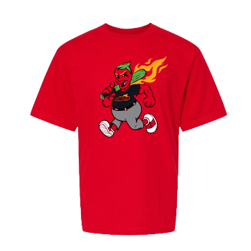 Ghost Peppers Youth Peppy Bat Tee