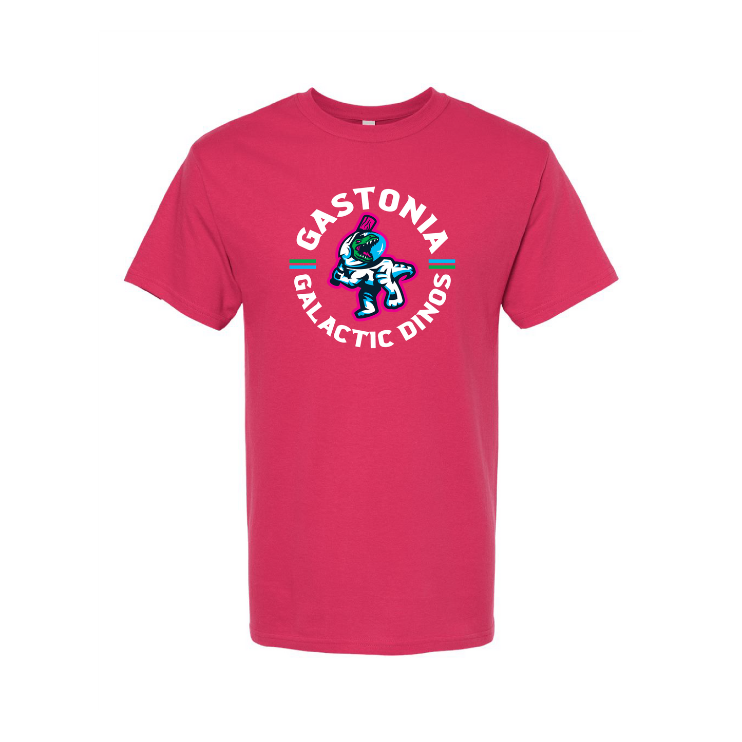 Galactic Dinos Pink Soft Touch Tee