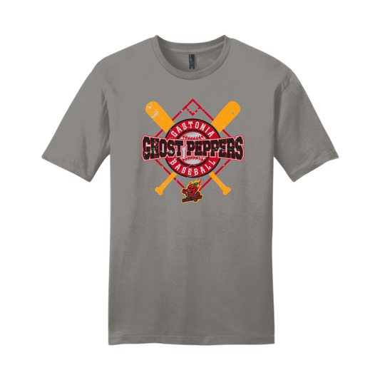 Ghost Peppers Grey Field Tee