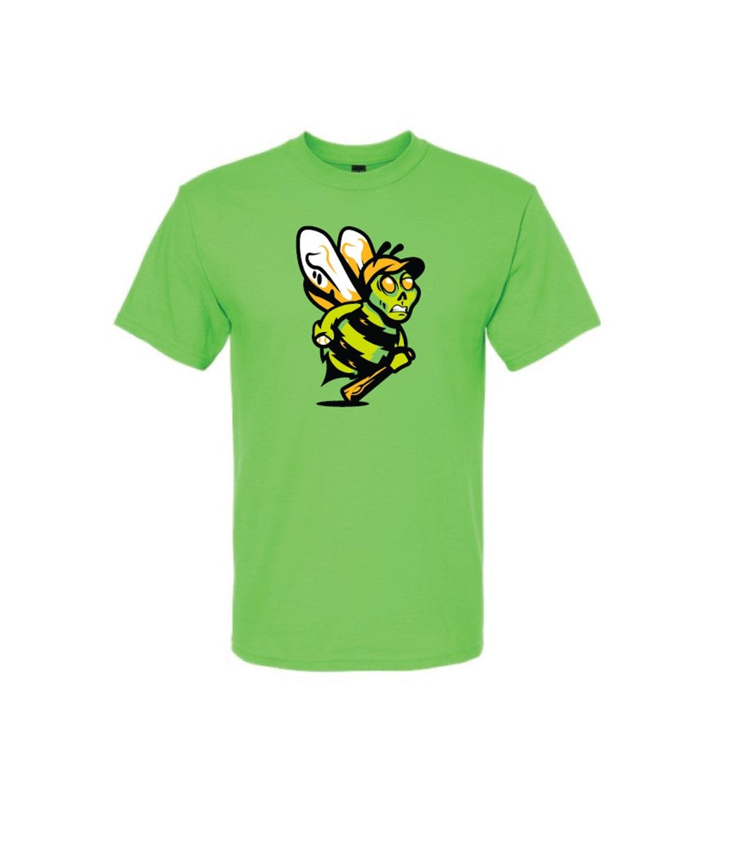 Gastonia Zombees Green Logo T-shirt